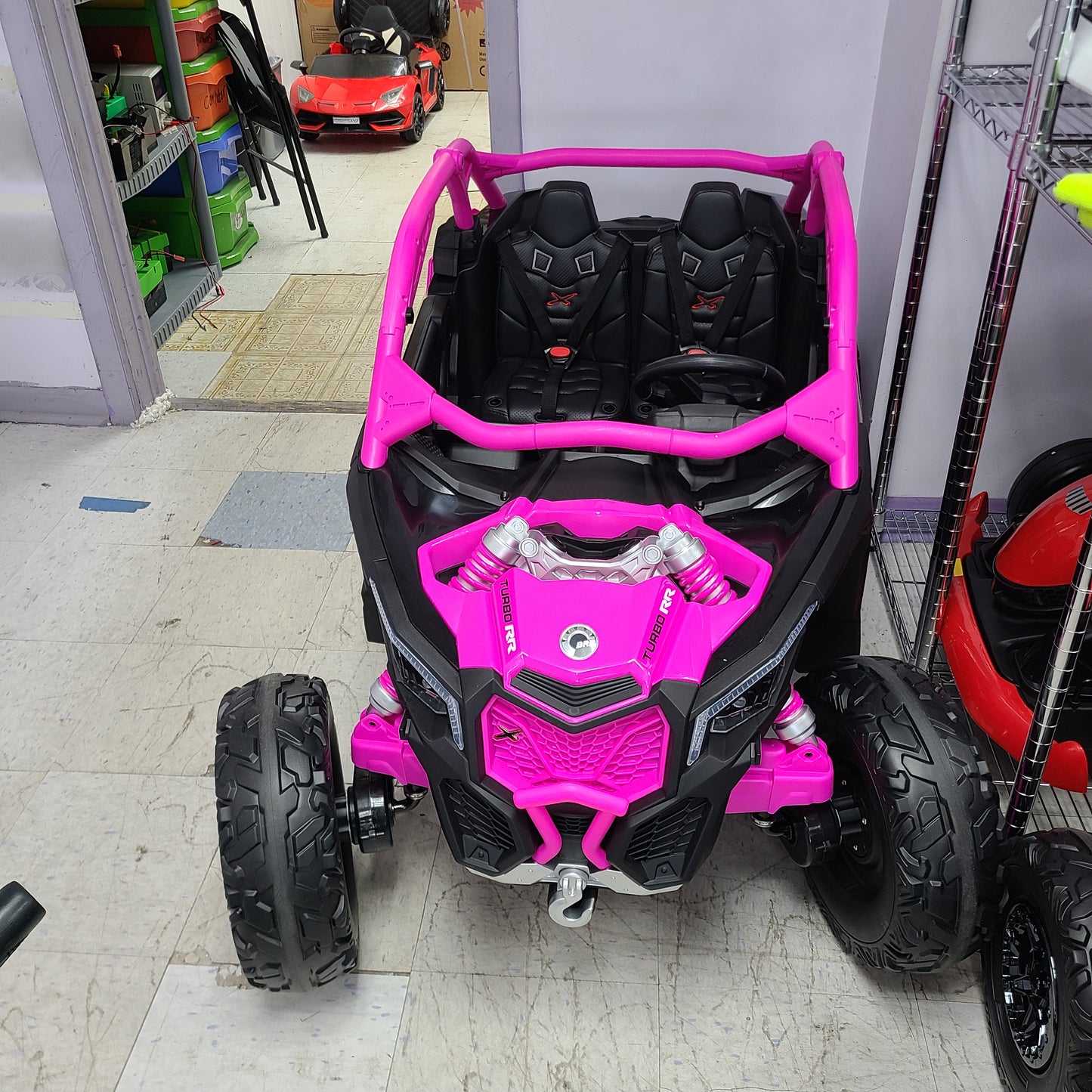 Vehículo todoterreno con control remoto para niños Can-Am