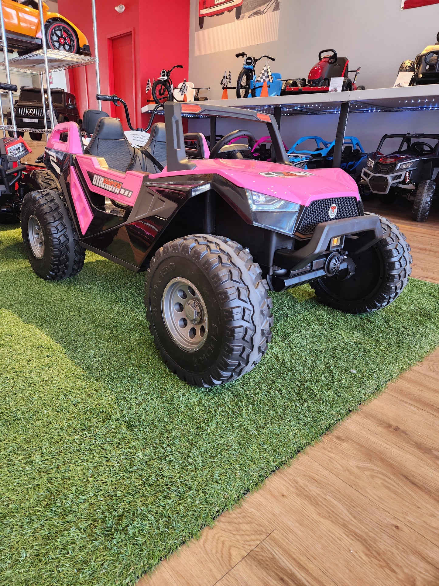 CAMIÓN MONSTRUO CLASH UTV DE 24 V