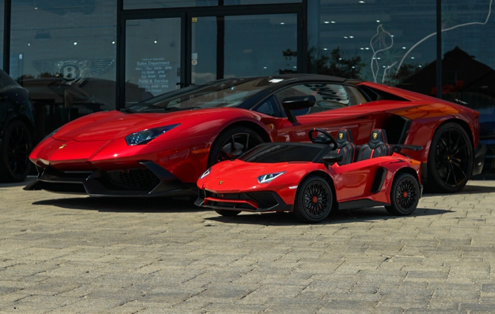 Huge lamborghini sv kids electric car