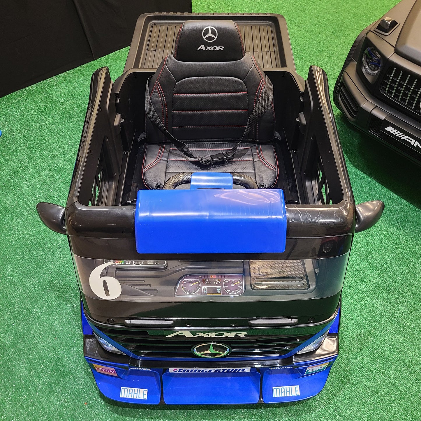 Mercedes Flat Bed Ride-on Tow Truck 24V