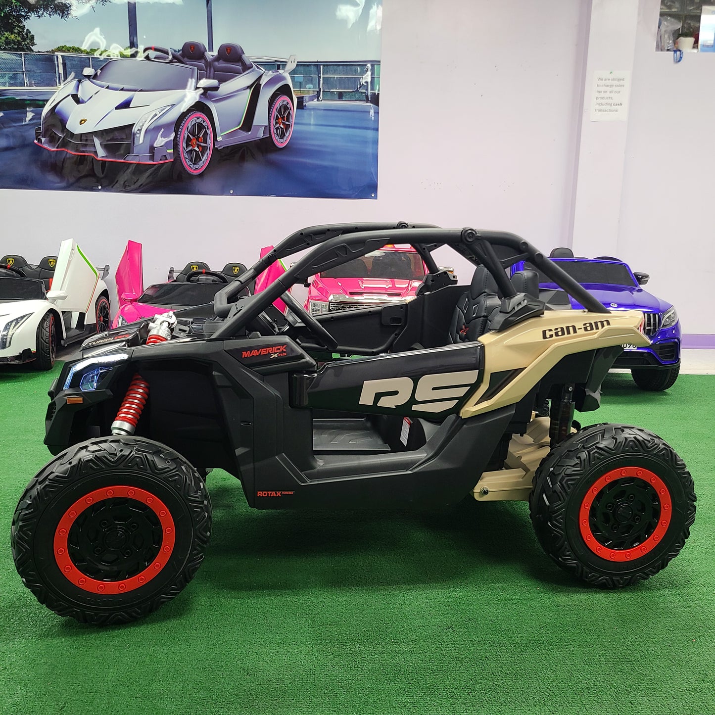 Vehículo todoterreno con control remoto para niños Can-Am