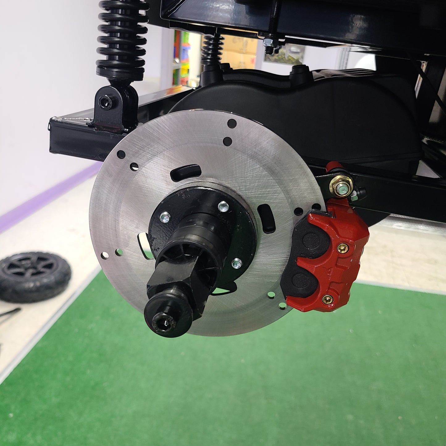 Vehículo todoterreno para niños de 4 plazas (motor real de 48 voltios y 600 W)