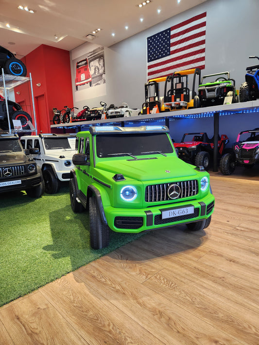 Kids Mercedes G-Wagon 24V Ride-On Car – 2 Seater | Extra Large, Remote Control, LED Lights