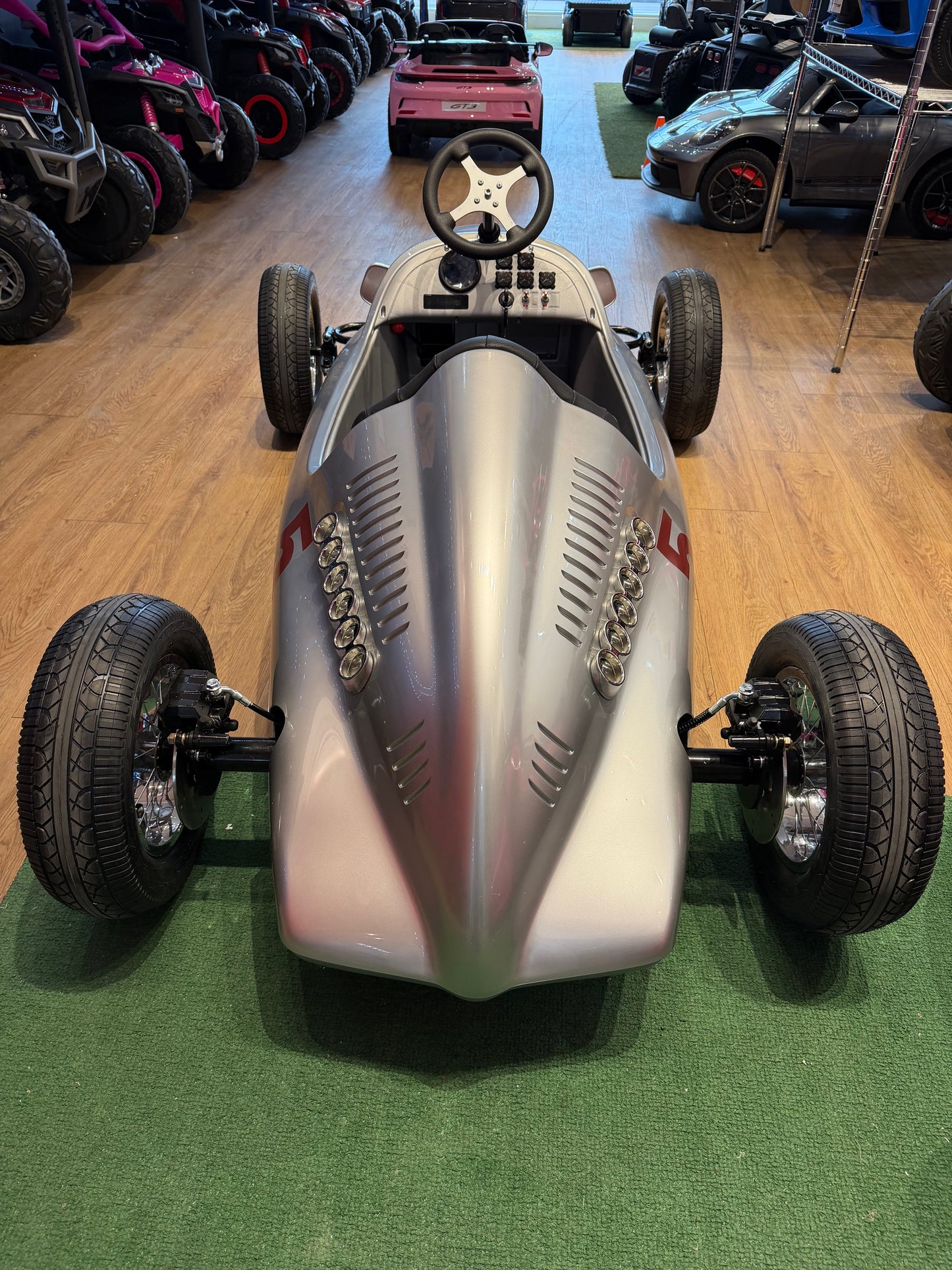 Audi Silver Arrow Kids Race Car | 24Volt Brushless