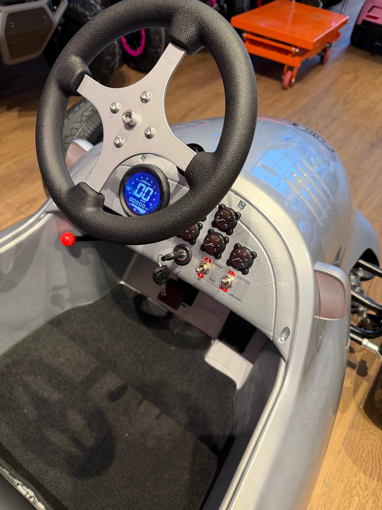 Audi Silver Arrow Kids Race Car | 24Volt Brushless