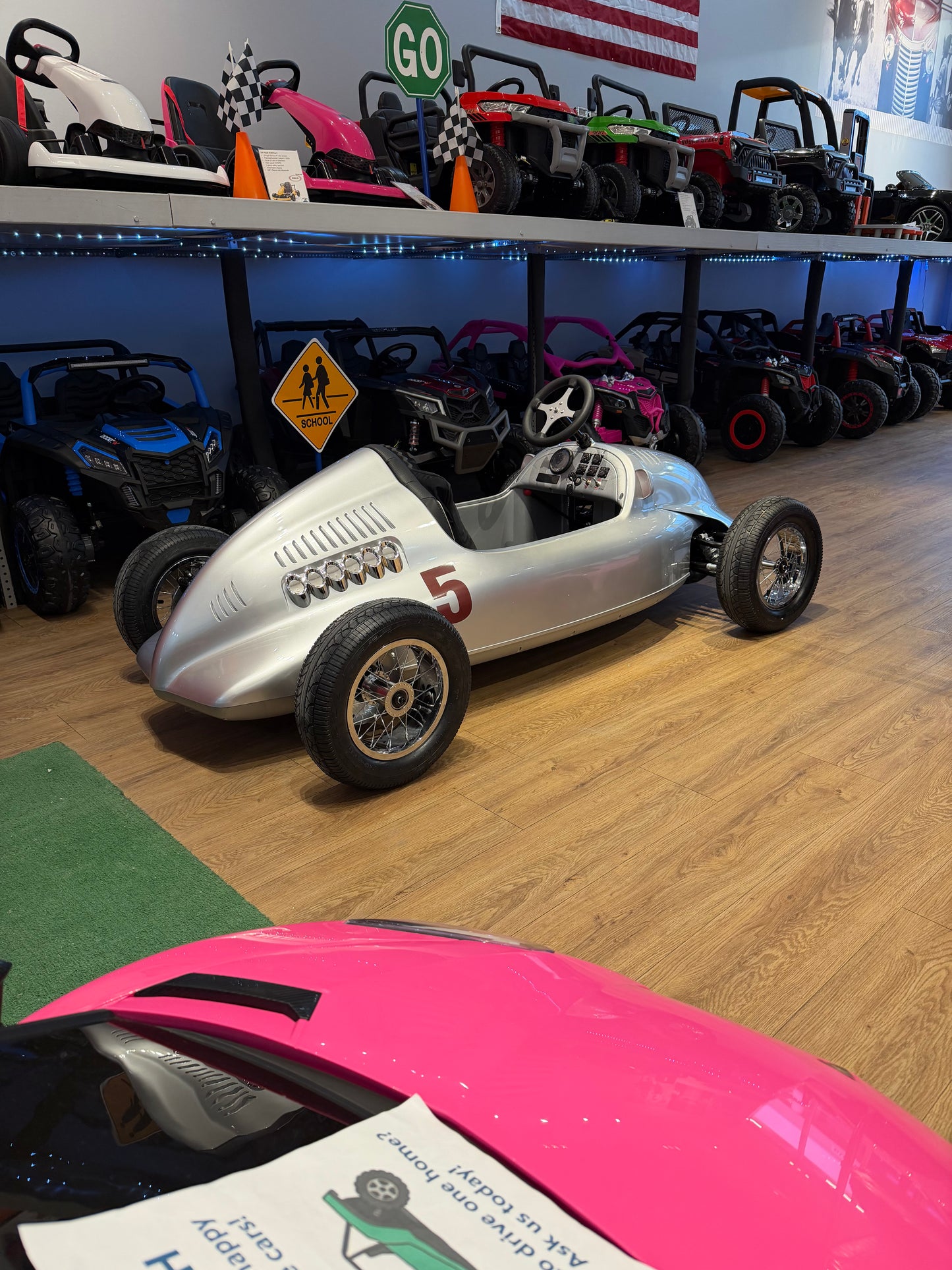 Audi Silver Arrow Kids Race Car | 24Volt Brushless