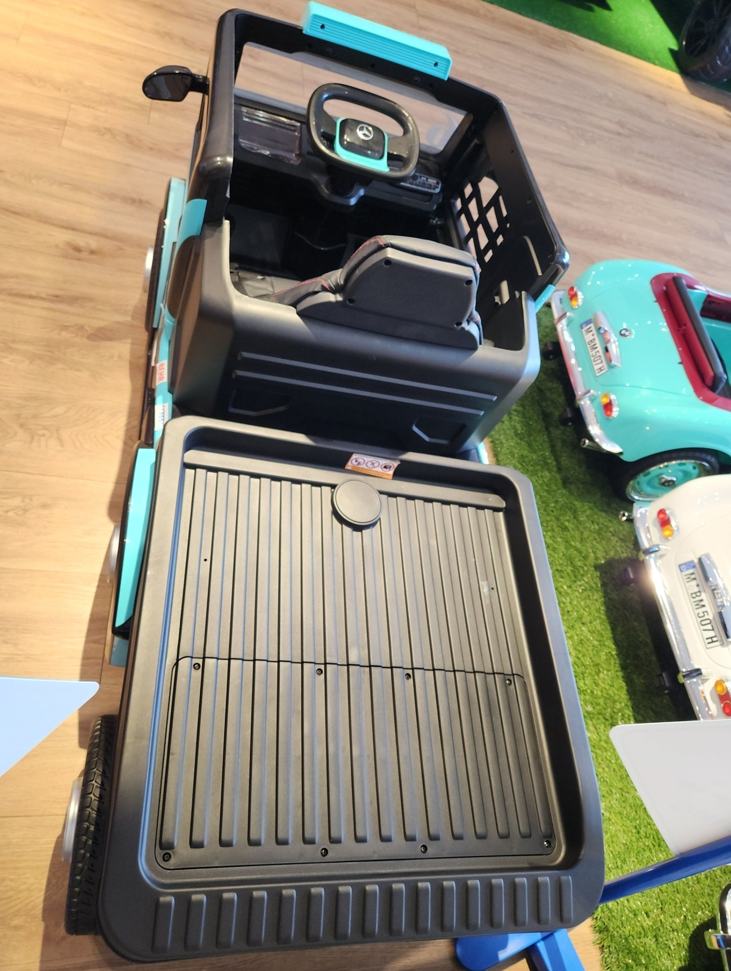 Mercedes Flat Bed Ride-on Tow Truck 24V