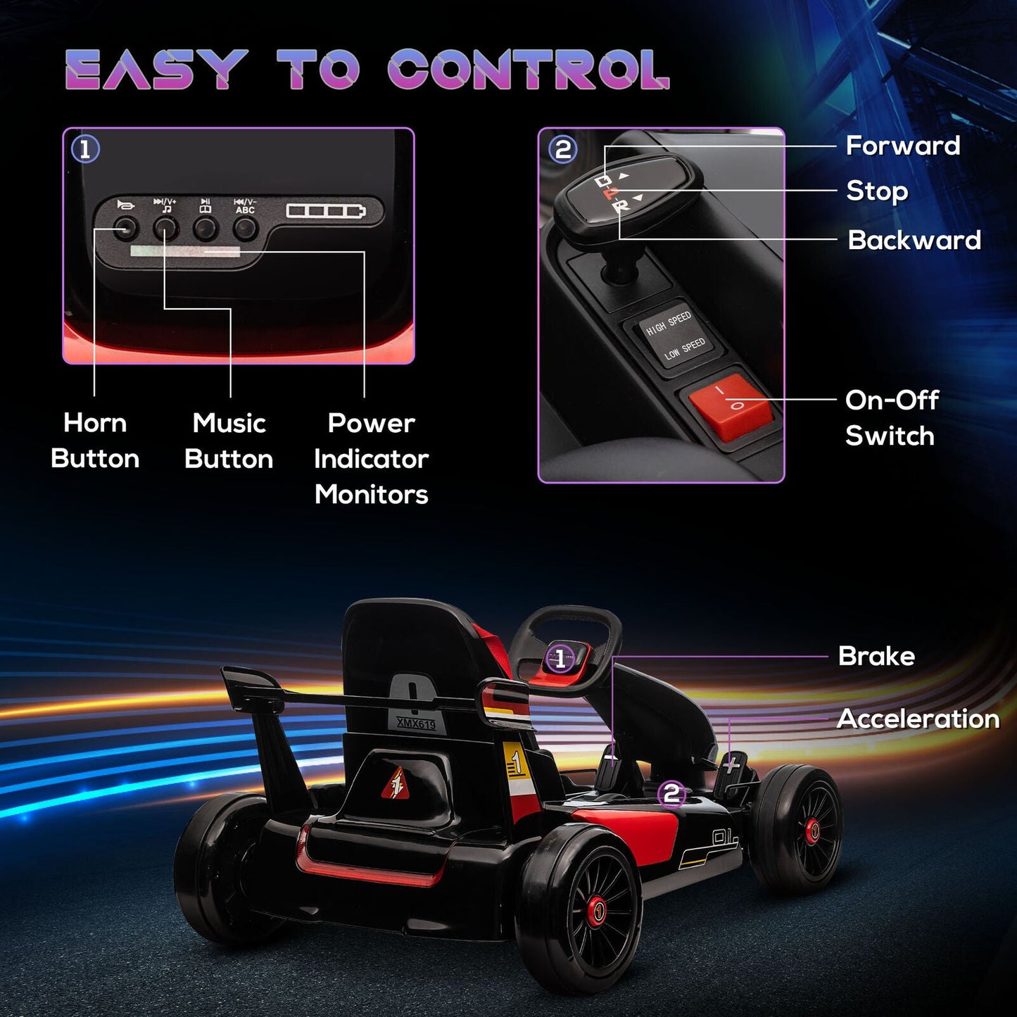 24V Electric Go-Kart