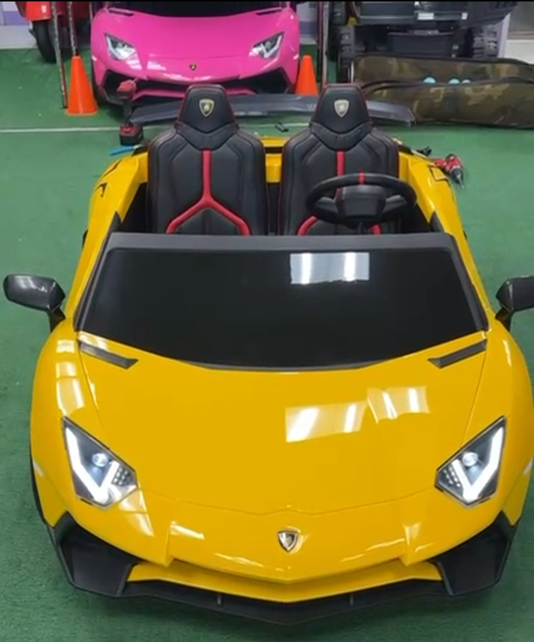 Huge lamborghini sv kids electric car
