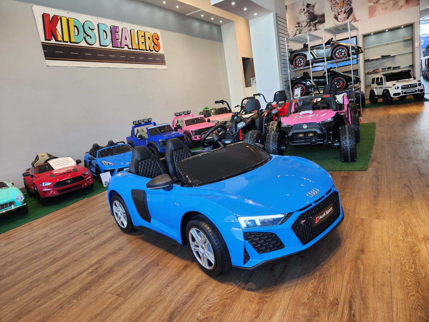 ENORME coche eléctrico para niños Audi R8 