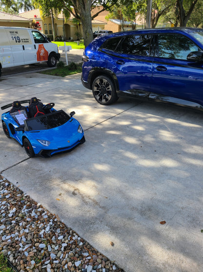 Huge lamborghini sv kids electric car