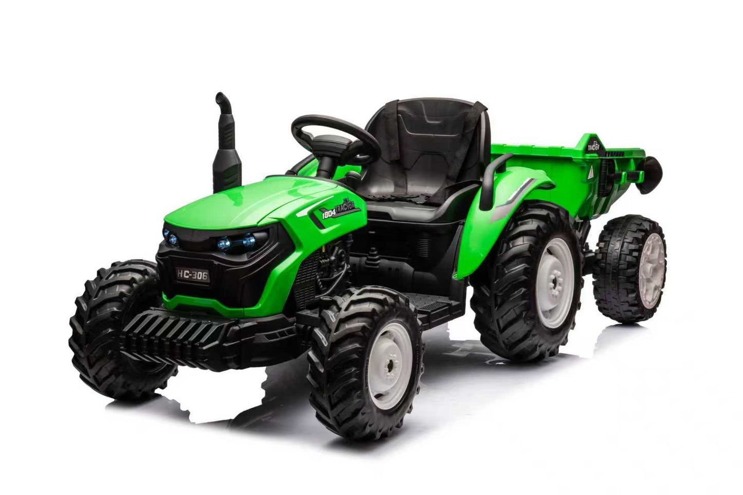 2025 Electric Kids Ride-On Tractor with Dumping Trailer