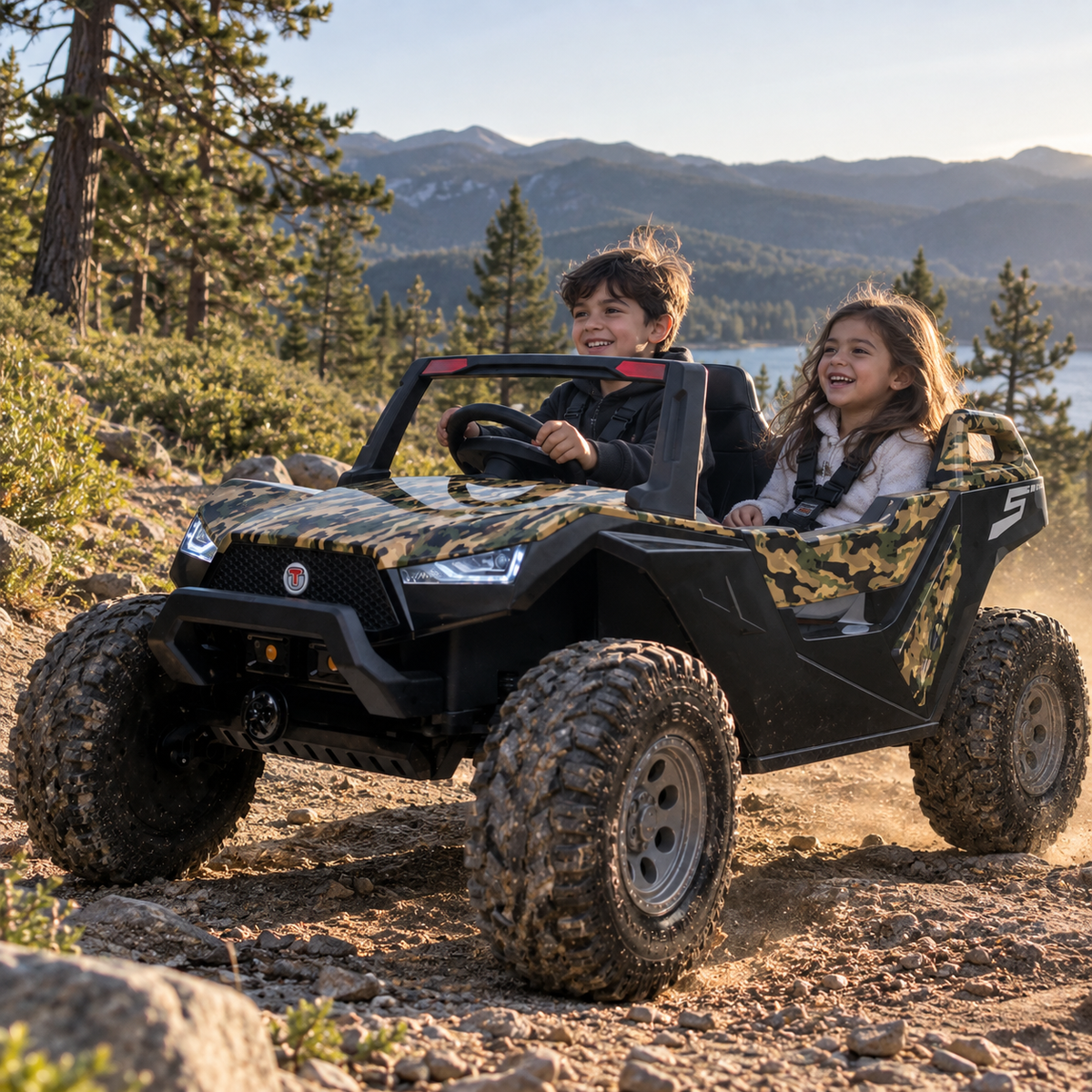 CAMIÓN MONSTRUO CLASH UTV DE 24 V