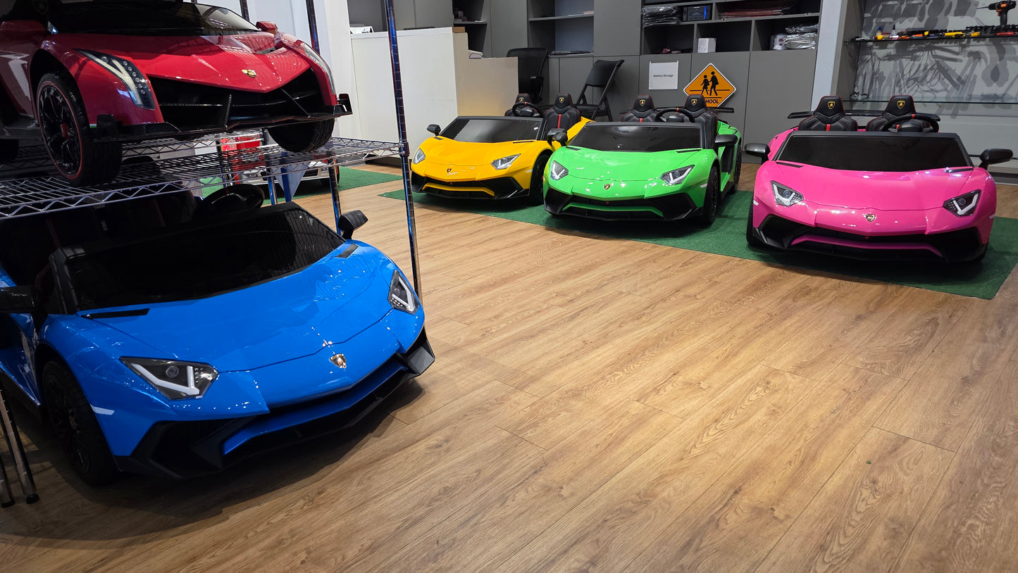 Huge lamborghini sv kids electric car