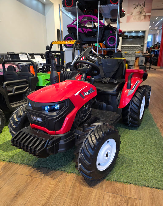 2025 Electric Kids Ride-On Tractor with Dumping Trailer