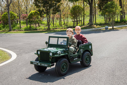 2027 4x4 3-Seater 24V Military Willy Jeep